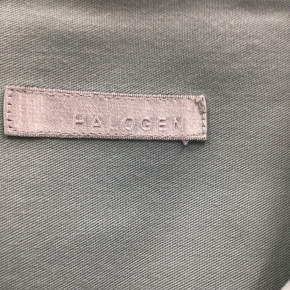 Halogen men’s mint green long sleeves button up shirt size medium 100%cotton - Picture 5 of 7